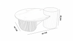Elegant Modern Luxury Coffee Table - Image 3