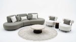 Premium Living Set Panda Fabric Italian Motion Design - Image 11