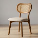 Luxury Red Beech Cane Dining Chair