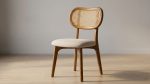 Luxury Red Beech Cane Dining Chair