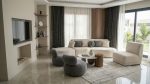 Stylish Living Set Panda Fabric Italian Motion Design - Image 5