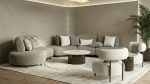 Premium Living Set Panda Fabric Italian Motion Design