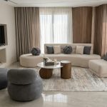 Stylish Living Set Panda Fabric Italian Motion Design