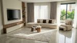 Modern Modular Sectional Sofa – Red Beech Wood Frame - Image 5