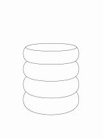 Modern Storage Swivel Pouf with Hidden Storage - Image 5