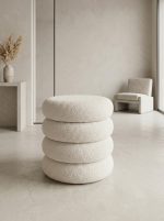 Modern Storage Swivel Pouf with Hidden Storage - Image 2