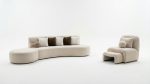 Modern Modular Sectional Sofa – Red Beech Wood Frame - Image 2